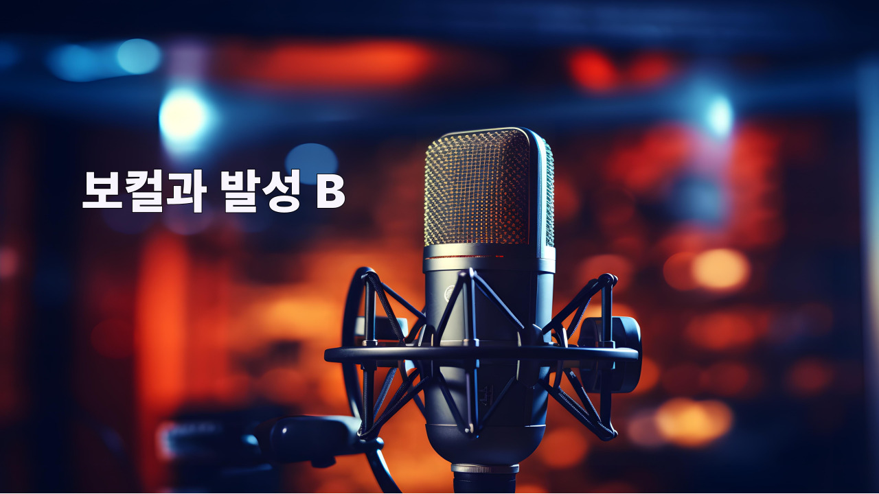 보컬과 발성 B